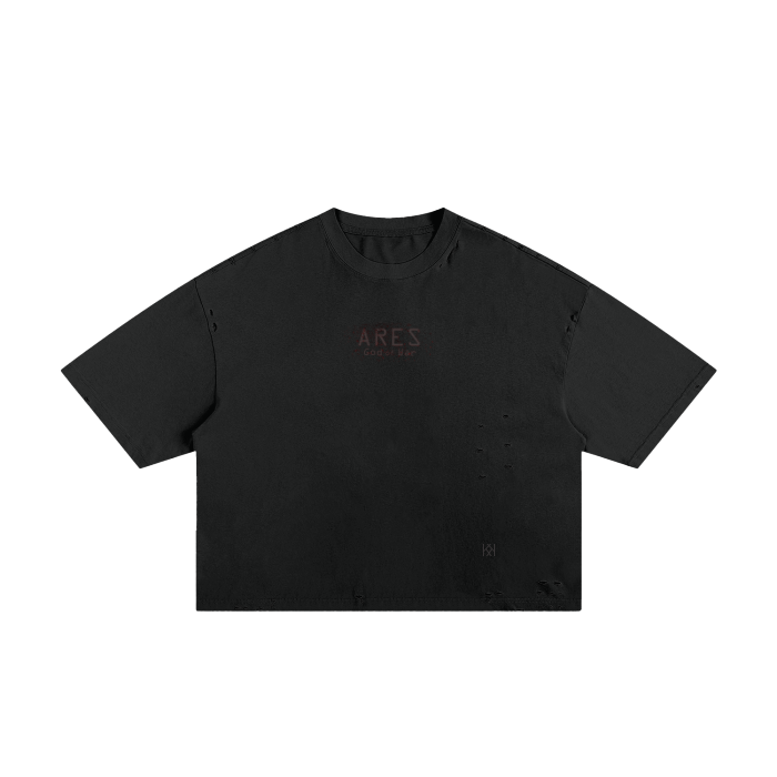 Frayed Ares Boxy Tee