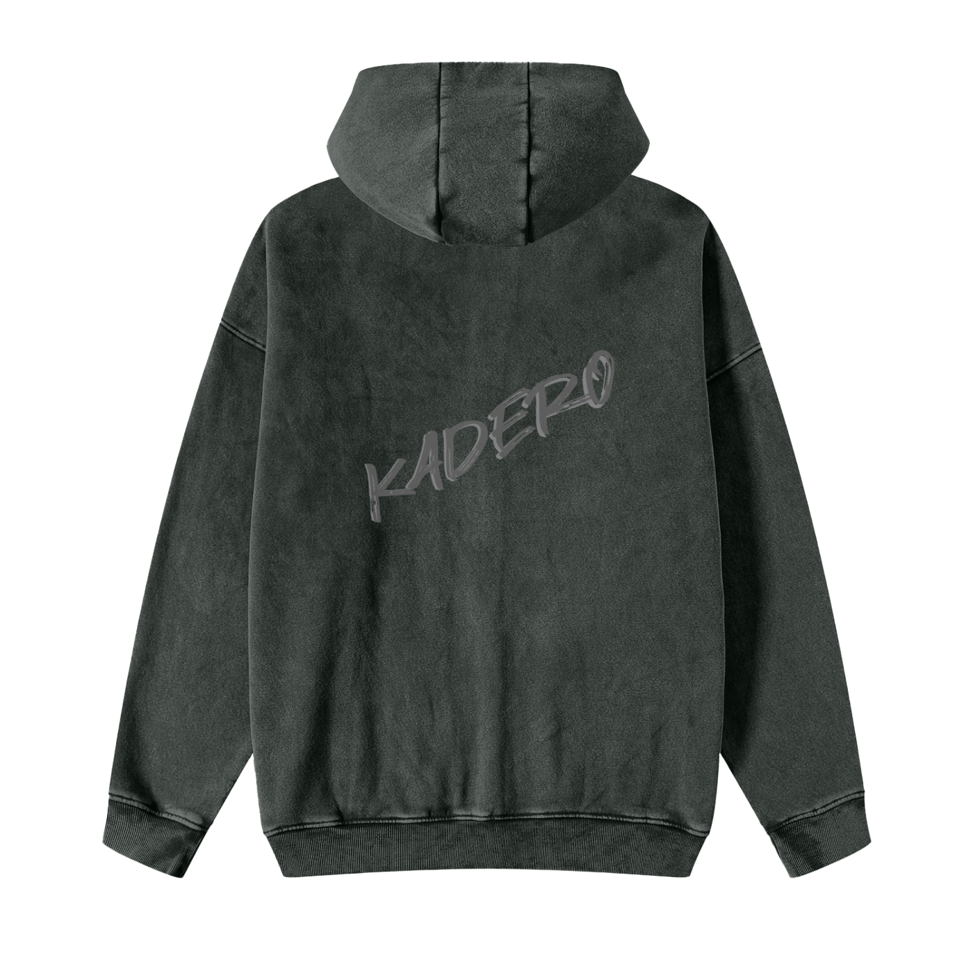 Kadero Double Zipper Snow Washed Hoodie