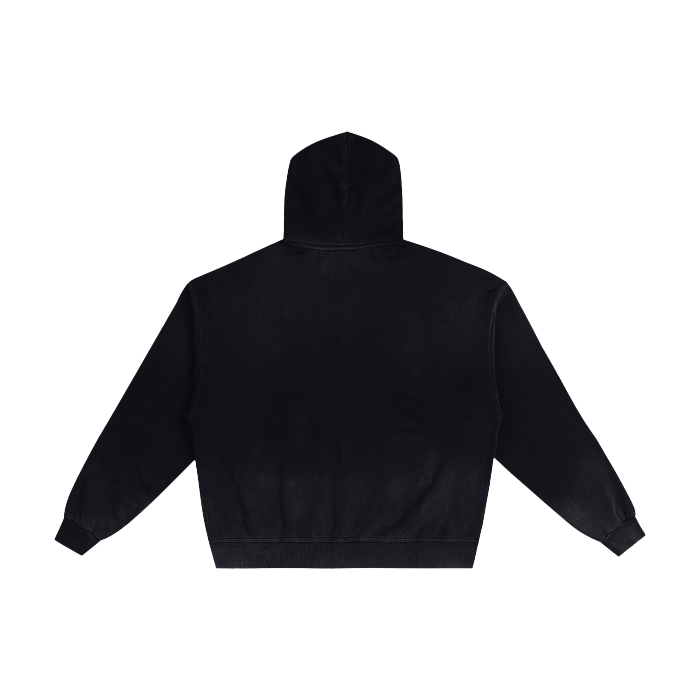 Hand-Frayed KApparel Logo Zip up