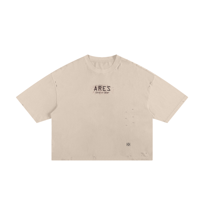 Frayed Ares Boxy Tee